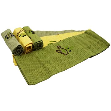 GiftyCity Dárkový set 6 kusů kuchyňských utěrek, 40×60 cm, odstíny zelené barvy a žluté
GiftyCity Dárkový set 6 kusů kuchyňských utěrek, 40×60 cm, odstíny zelené barvy a žluté