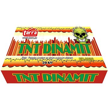 TARRA Záblesková petarda tnt dinamit 20 ks 
TARRA Záblesková petarda tnt dinamit 20 ks