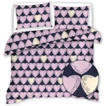 TEXTILOMANIE Povlečení z mikrovlákna VIOLET HEARTS světle fialové 2 ks 70 × 80 cm / 160 × 200 cm
TEXTILOMANIE Povlečení z mikrovlákna VIOLET HEARTS světle fialové 2 ks 70 × 80 cm / 160 × 200 cm