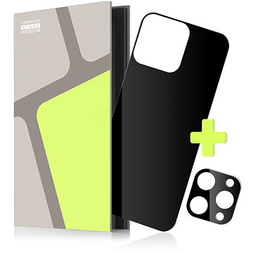 Tempered Glass Protector na zadní stranu iPhone 14 Pro Max + sklo na kameru, černé
Tempered Glass Protector na zadní stranu iPhone 14 Pro Max + sklo na kameru, černé