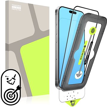 Tempered Glass Protector pro iPhone 14 Pro Max - Case Friendly + samoinstalační rámeček
Tempered Glass Protector pro iPhone 14 Pro Max - Case Friendly + samoinstalační rámeček