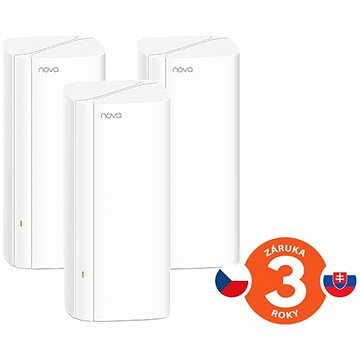 Tenda MX12 (3-pack) Nova Wireless Mesh AX3000 WiFi-6 Router 2976 Mb/s, Gigabit WAN + LAN, VPN, IPv6
Tenda MX12 (3-pack) Nova Wireless Mesh AX3000 WiFi-6 Router 2976 Mb/s, Gigabit WAN + LAN, VPN, IPv6