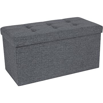SONGMICS Taburet, šedý, MDF, obdélníkový, bez nožiček, s úložným prostorem 76 × 38 × 38 cm
SONGMICS Taburet, šedý, MDF, obdélníkový, bez nožiček, s úložným prostorem 76 × 38 × 38 cm