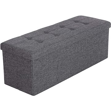 SONGMICS Taburet, šedý, MDF, obdélníkový, bez nožiček, s úložným prostorem 110 × 38 × 38 cm
SONGMICS Taburet, šedý, MDF, obdélníkový, bez nožiček, s úložným prostorem 110 × 38 × 38 cm