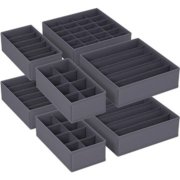 SONGMICS Úložný box, set 8 ks, netkaná látka, s přepážkami, šedý 32 × 32 × 10 cm, 32 × 16 × 10 cm
SONGMICS Úložný box, set 8 ks, netkaná látka, s přepážkami, šedý 32 × 32 × 10 cm, 32 × 16 × 10 cm