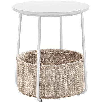VASAGLE Odkládací stolek kulatý, bílý/béžový, ocel/lamino, moderní design 45 × 45 × 50 cm
VASAGLE Odkládací stolek kulatý, bílý/béžový, ocel/lamino, moderní design 45 × 45 × 50 cm