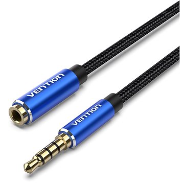 Vention Cotton Braided TRRS 3.5mm Male to 3.5mm Female Audio Extension 1m Blue Aluminum Alloy Type
Vention Cotton Braided TRRS 3.5mm Male to 3.5mm Female Audio Extension 1m Blue Aluminum Alloy Type