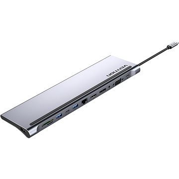 Vention USB-C to DP / HDMI / VGA / USB-C Gen 1 / 2x USB 3.0 / USB 2.0 / RJ45 / SD / TF / 3.5mm / PD
Vention USB-C to DP / HDMI / VGA / USB-C Gen 1 / 2x USB 3.0 / USB 2.0 / RJ45 / SD / TF / 3.5mm / PD