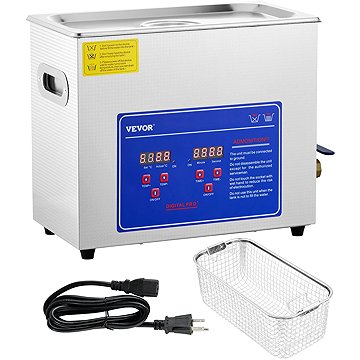 Vevor Ultrazvukový čisticí stroj z nerezové oceli, digitální ohřívač s časovačem 6 l / 300 W
Vevor Ultrazvukový čisticí stroj z nerezové oceli, digitální ohřívač s časovačem 6 l / 300 W