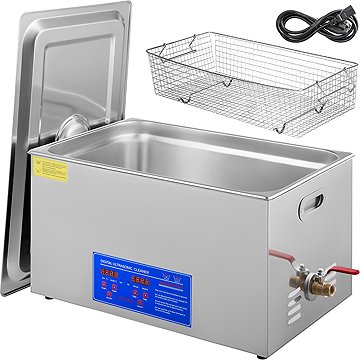 Vevor Ultrazvukový čisticí stroj z nerezové oceli, digitální ohřívač s časovačem 22 l / 600 W
Vevor Ultrazvukový čisticí stroj z nerezové oceli, digitální ohřívač s časovačem 22 l / 600 W