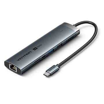 Vention 8-in-1 USB-C to HDMI / USB-C / USB 3.0 / USB 2.0 / RJ45 / SD/TF / PD Docking Station 0.15M G
Vention 8-in-1 USB-C to HDMI / USB-C / USB 3.0 / USB 2.0 / RJ45 / SD/TF / PD Docking Station 0.15M G
