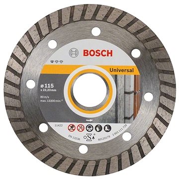 BOSCH Diamantový dělicí kotouč Standard for Universal Turbo 115 x 22,23 x 2 x 10 mm 2.608.602.393
BOSCH Diamantový dělicí kotouč Standard for Universal Turbo 115 x 22,23 x 2 x 10 mm 2.608.602.393