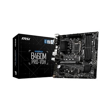 Obrázok MSI MB Sc LGA1200 B460M PRO-VDH, Intel B460, 4xDDR4, VGA, mATX, WI-FI B460M PRO-VDH