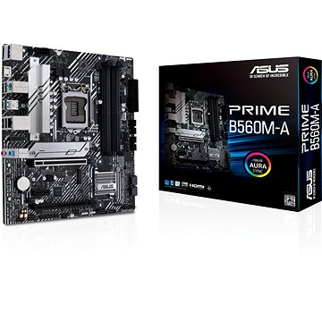 Obrázok ASUS MB Sc LGA1200 PRIME B560M-A, Intel B560, 4xDDR4, 1xDP, 2xHDMI, mATX, 90MB17A0-M0EAY0