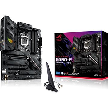 Obrázok ASUS MB Sc LGA1200 ROG STRIX B560-F GAMING WIFI, Intel B560, 4xDDR4, 1xDP, 1xHDMI, WI-FI, 90MB16J0-M0EAY0