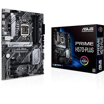 Obrázok ASUS MB Sc LGA1200 PRIME H570-PLUS, Intel H570, 4xDDR4, 1xDP, 1xHDMI, 90MB16M0-M0EAY0