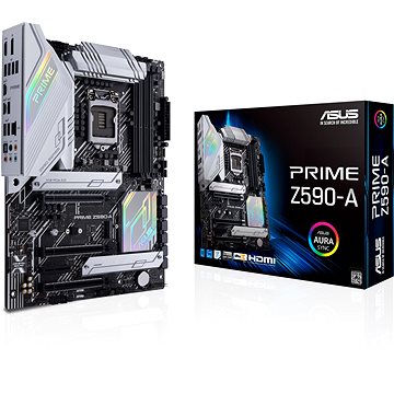 Obrázok ASUS MB Sc LGA1200 PRIME Z590-A, Intel Z590, 4xDDR4, 1xDP, 1xHDMI, 90MB16D0-M0EAY0