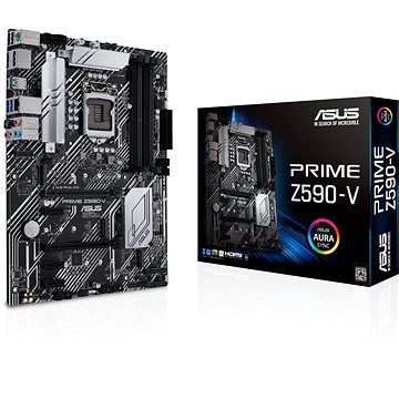 Obrázok ASUS MB Sc LGA1200 PRIME Z590-V-SI, Intel Z590, 4xDDR4, 1xDP, 1xHDMI, 90MB17I0-M0ECY0