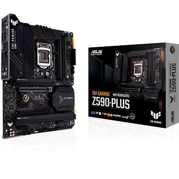 Obrázok ASUS MB Sc LGA1200 TUF GAMING Z590-PLUS, Intel Z590, 4xDDR4, 1xDP, 1xHDMI, 90MB16B0-M0EAY0