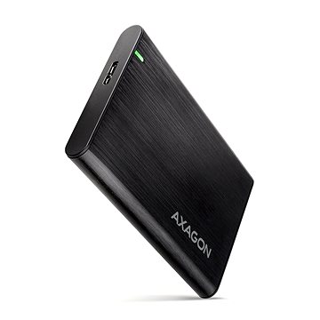 Obrázok AXAGON EE25-A6M, screwless RAW alu box 2,5 HDD/SSD, SuperSpeed USB 5 Gbps