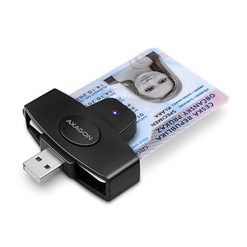 Obrázok AXAGON CRE-SM5 ID card PocketReader