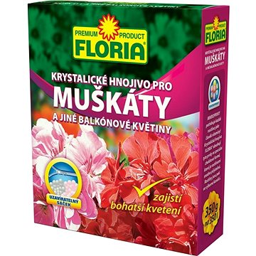 Obrázok AGRO Floria pre muškáty a balkónové rastliny 350 g