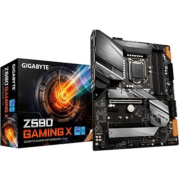 Obrázok GIGABYTE MB Sc LGA1200 Z590 GAMING X, Intel Z590, 4xDDR4, 1xDP, Z590 GAMING X