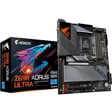 Obrázok GIGABYTE MB Sc LGA1700 Z690 AORUS ULTRA, Intel Z690, 4xDDR5, 1xDP, WI-FI, Z690 AORUS ULTRA