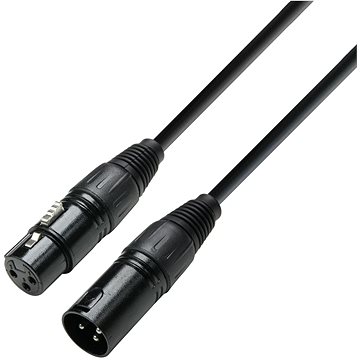 Obrázok DMX prepojovací kábel Adam Hall K3DMF0050, [1x XLR zástrčka - 1x XLR zásuvka], 0.5 m