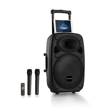 Obrázok Auna Streetstar 12 mobilné PA-zariadenie 12" subwoofer trolley BT USB/SD/MP3 FM AUX