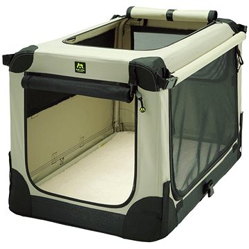 Obrázok Maelson Soft Kennel Nylonová přepravka černo-béžová XL 92x64x64