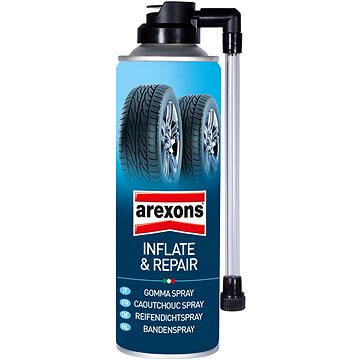 Obrázok Defekt sprej pre pneumatiky - Arexons INFLATE & REPAIR DEFEKT (400ml)