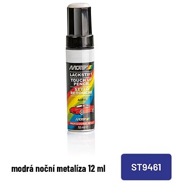 Obrázok Opravná tužka na lak - modrá nočná metalíza (12ml) MOTIP