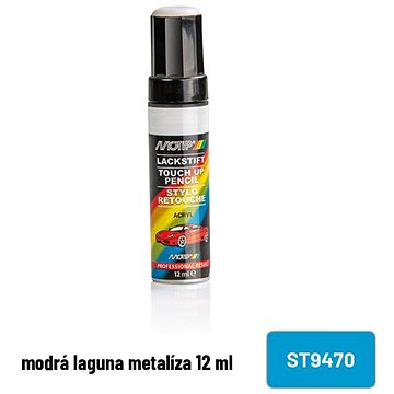 Obrázok Opravná tužka na lak - modrá lagúnová metalíza (12ml) MOTIP