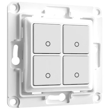 Obrázok Shelly Wall Switch 4, 4-tlačidlový vypínač, biely Shelly Biely Vypínač č. 5