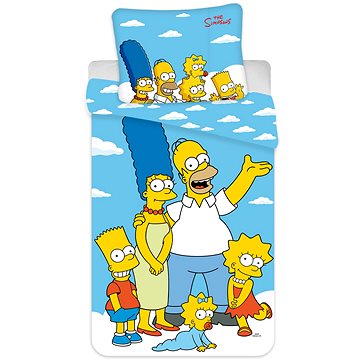 Obrázok Detské obliečky Simpson 03 140x200 70x90 cm 100% Bavlna Jerry Fabrics