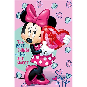 Obrázok Deka Minnie Mouse 100x150 cm Fleece Jerry Fabrics