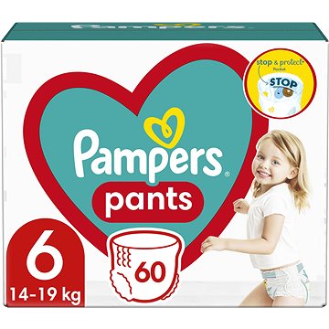 Obrázok PAMPERS Pants veľ. 6, Gaint Pack 60 ks (8006540068526)