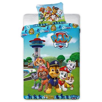 Obrázok Obliečky PAW Patrol - Tlapková patrola 15 140x200 70x90 cm 100% Bavlna Faro