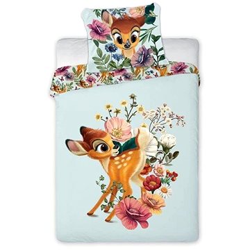 Obrázok Obliečky do postieľky Bambi 01 100x135 40x60 cm 100% Bavlna Faro