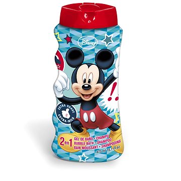 Obrázok LORENAY Mickey Detský šampón a pena do kúpeľa, 475 ml (8412428012558)