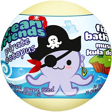 Obrázok EP Line Ocean Friends šumivá guľa do kúpeľa s figúrkou  140 g