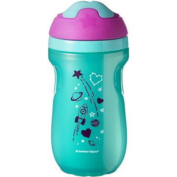 Obrázok Tommee Tippee Sippee Cup netečúci termohrnček 12 mes.+, Pink, 260 ml (5010415471581)