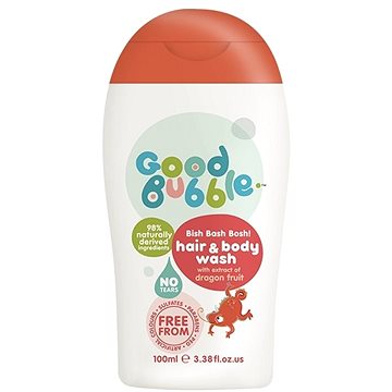 Obrázok Detská umývacia emulzia a šampón Good Bubble - Dračie ovocie 100ml