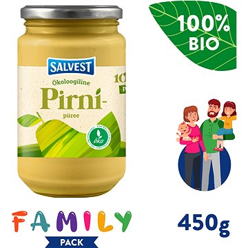 Obrázok SALVEST Family BIO Hruška 100% 450 g