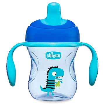 Obrázok Hrnček Chicco Trénujeme s držadlami 200 ml, zelený 6m+