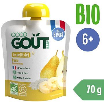 Obrázok Good Gout BIO Hruškové raňajky ovocný príkrm (od ukonč. 6. mesiaca) 1x70 g