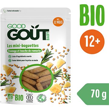 Obrázok GOOD GOUT Mini bagetky s rozmarínom a syrom 70g