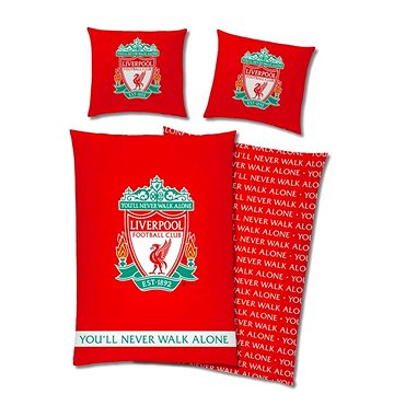 Obrázok CARBOTEX -  CARBOTEX Obojstranné obliečky LIVERPOOL F.C. Crest, 140/200+70/90, LFC201002