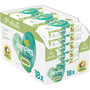 Obrázok PAMPERS Coconut Pure 18× 42 ks (8001841708577)